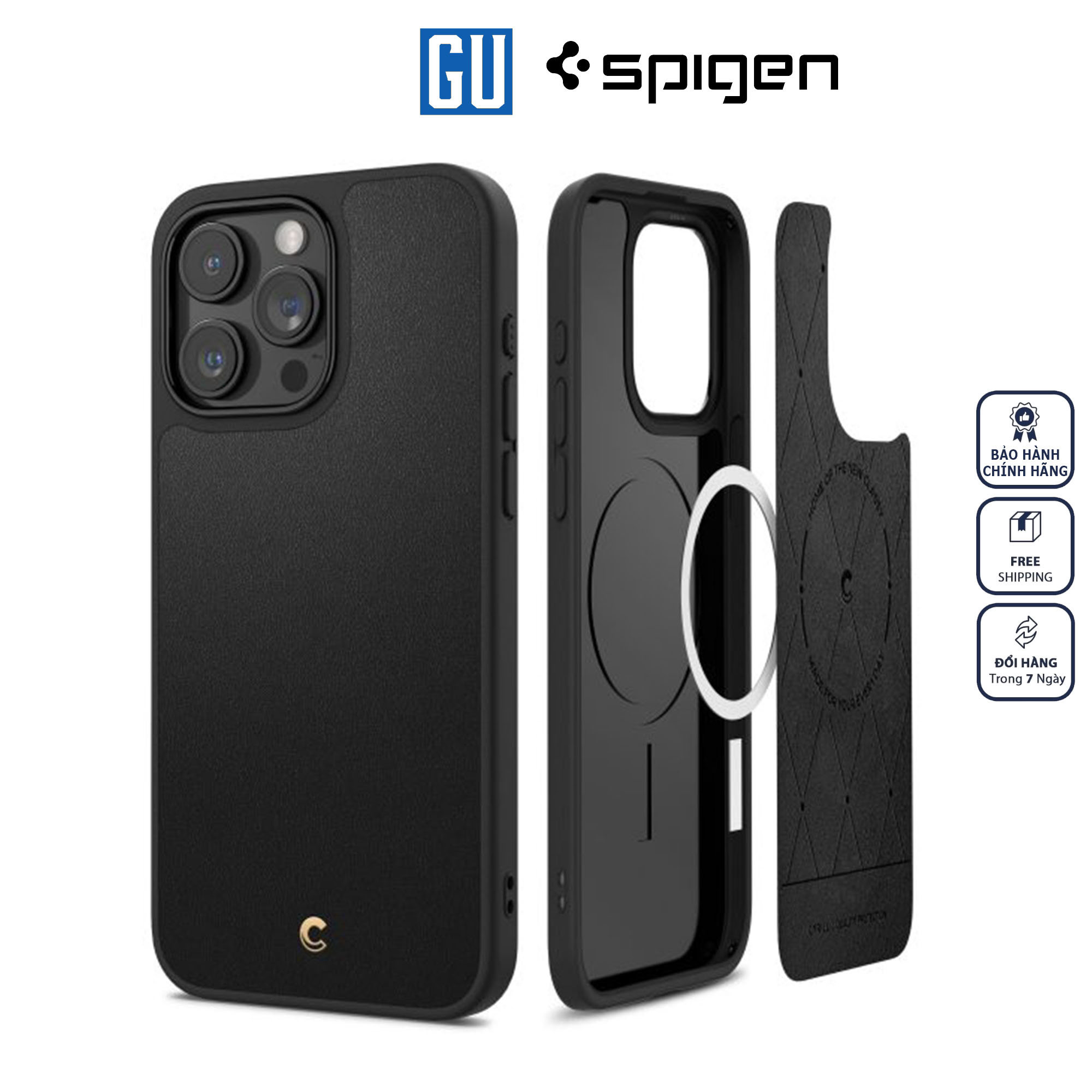 Ốp Lưng Spigen Cyrill Kajug Mag Dành Cho iPhone 15 Pro Max Sang Trọng Có Tích Hợp Sạc Không Dây ACS06632 Hàng Chính Hãng