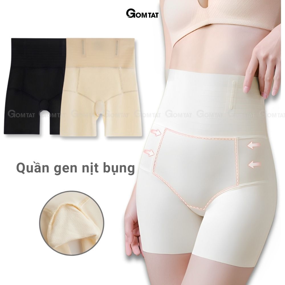 Quần mặc váy định hình GOMTAT gen nịt bụng, siết eo hỗ trợ nâng mông đẹp chống cuộn - SA-667
