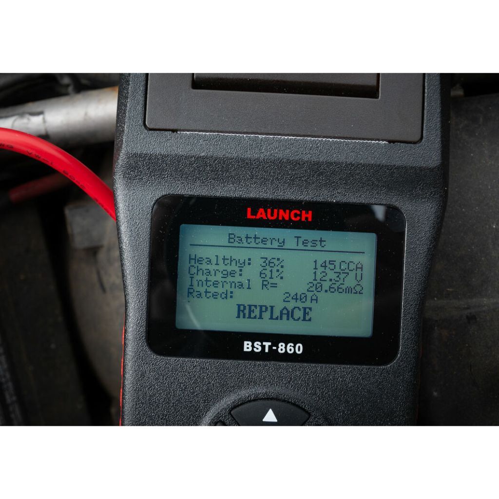 Máy Kiểm Tra Ắc Quy LAUNCH BST860 - Màn hình trắng đen - Có máy in