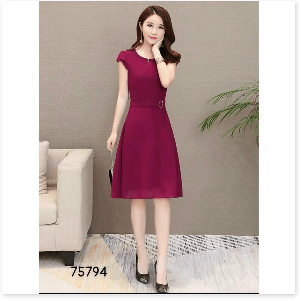 ĐẦM VOAN CHIFFON DÁNG SUÔNG,HỌA TIẾT TRƠN NHƯNG KHÔNG KÉM PHẦN SANG TRỌNG MẪU MỚI NHẤT HIỆN NAY