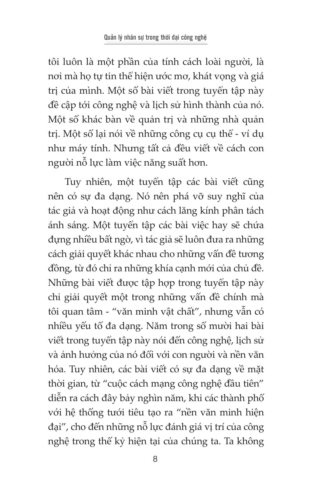 Sách - Quản Lý Nhân Sự Trong Thời Đại Công Nghệ