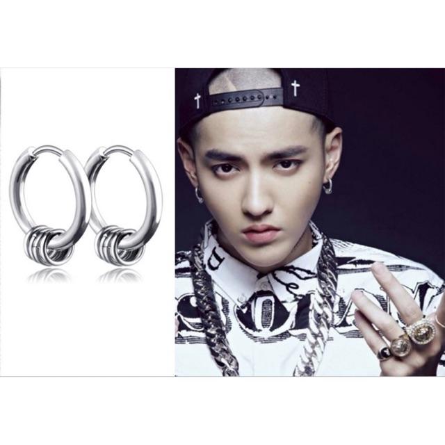 Khuyên Tai Nam Hipster Phong Cách Idol Hàn Quốc