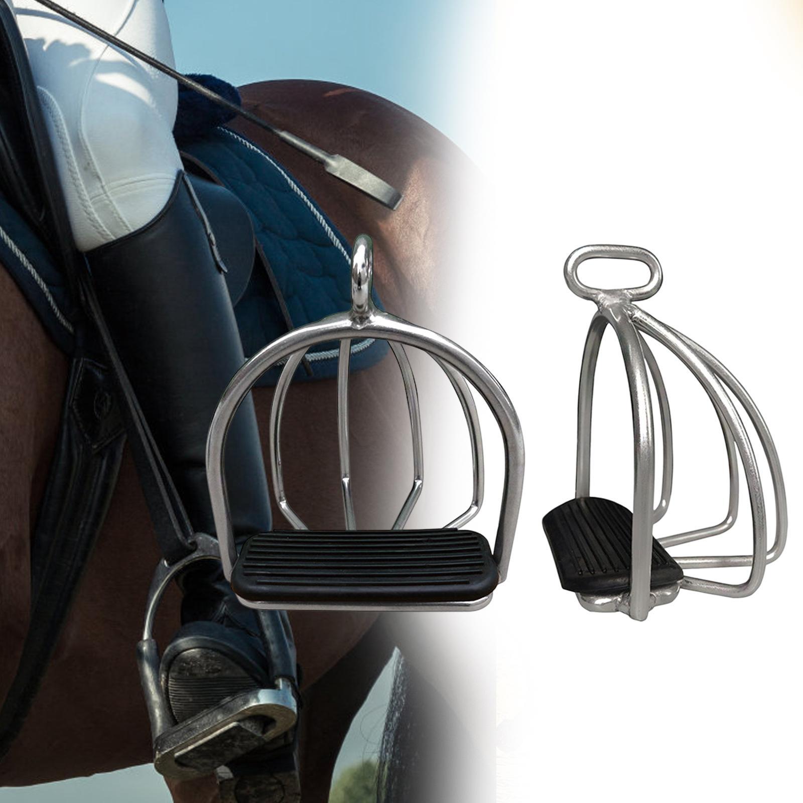 2x Horse Riding Stirrups Equestrian Tool for Safety Horse Riding Accessories