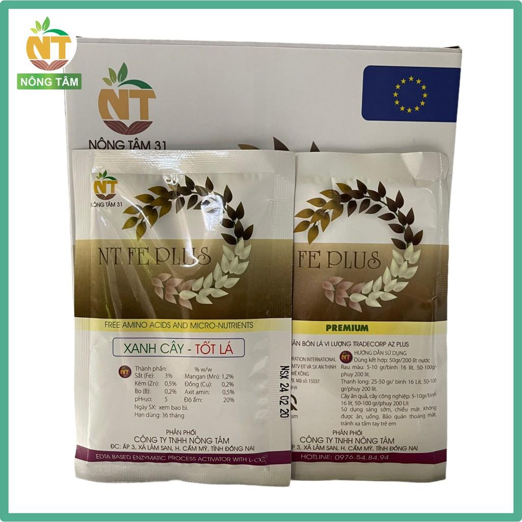 Phân bón lá FE PLUS bổ sung vi lượng cho rau màu, thanh long, cây ăn quả, gói 50gr