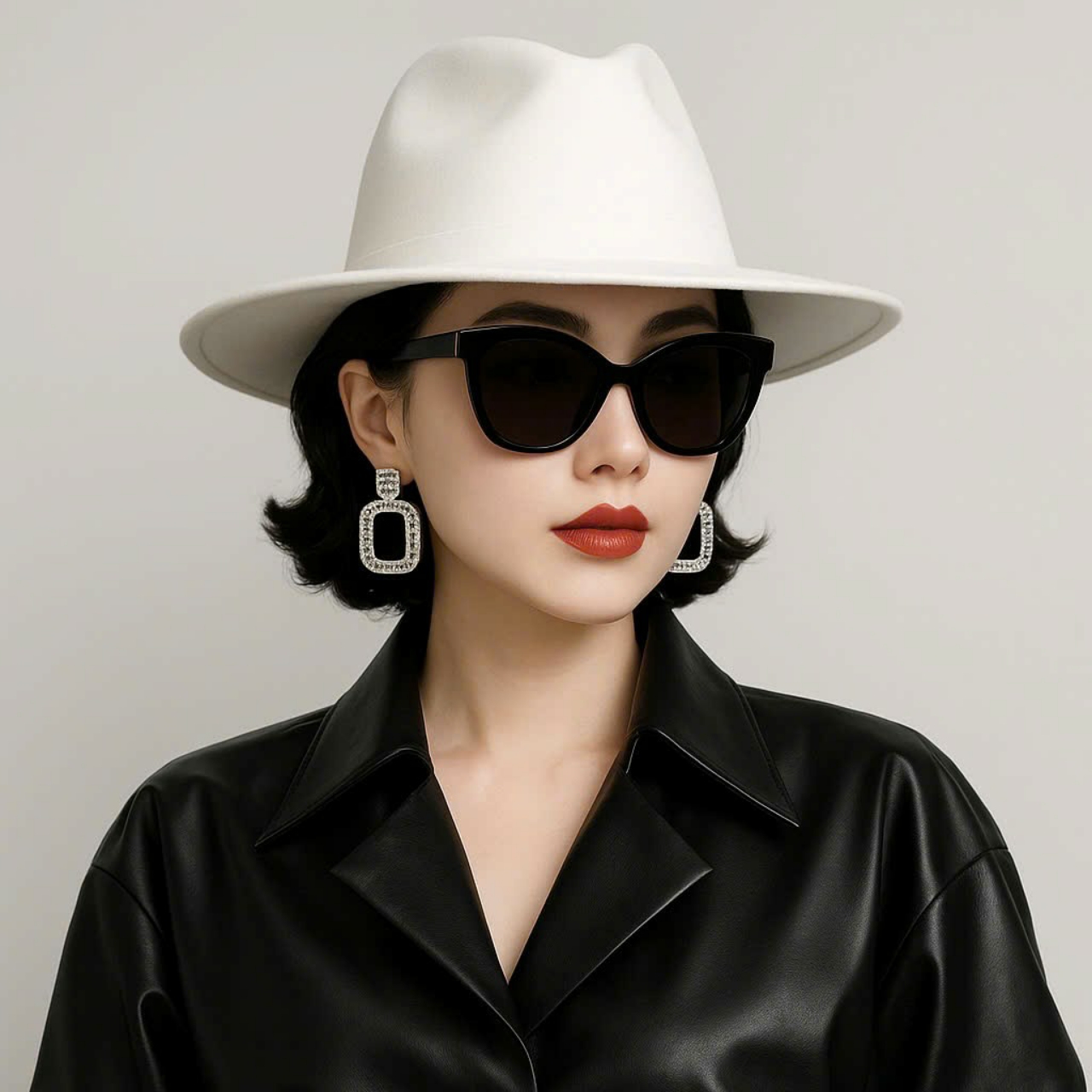 Nón mũ phớt cao bồi Fedora nam nữ trơn là phụ kiện thời trang mang hơi hướng cổ điển xen lẫn hiện đại dona25111701