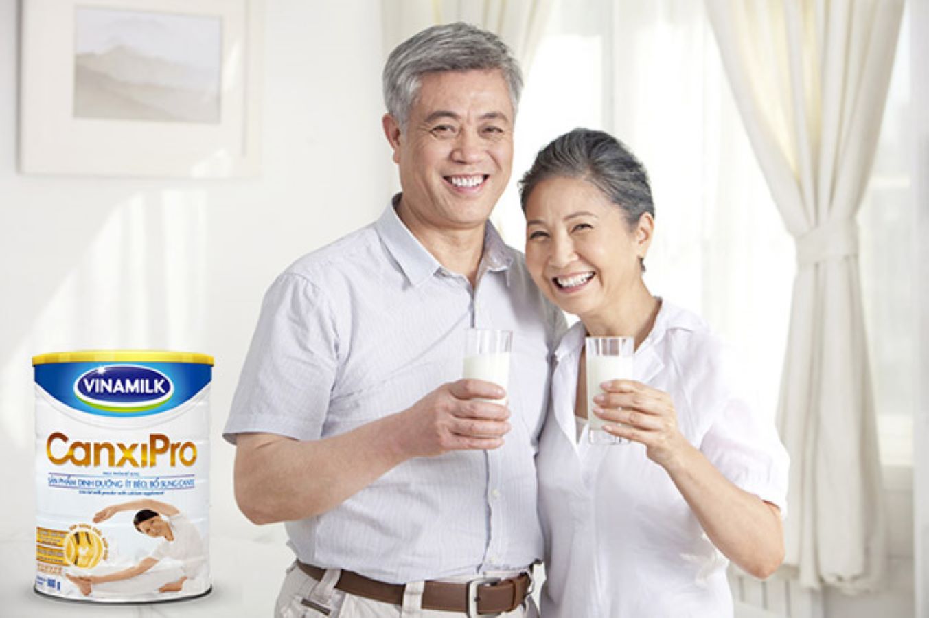 BỘ 2 LON SỮA BỘT VINAMILK CANXIPRO 400G