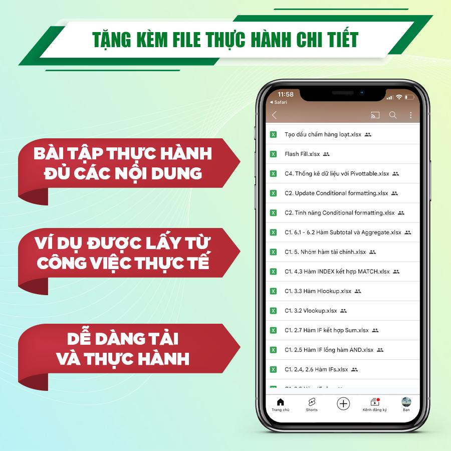 Sách Excel - Powerpoint Bộ 2 Cuốn Sách Tin Học Từ Cơ Bản Đến Nâng Cao - Tặng Video Hướng Dẫn + Khoá Học + FIle Thực Hành