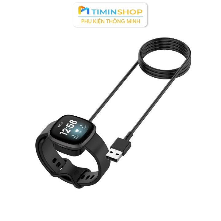 Cáp sạc cho Fitbit Versa 4/ Versa 3/ Sense 2/ Sense - Dài 1m