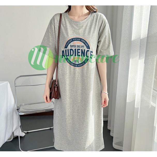 Váy đầm bầu sau sinh cho con bú ti chất Cotton mềm mát - Hàng Quảng Châu đẹp có sẵn chất Cotton mặc mùa hè giá rẻ