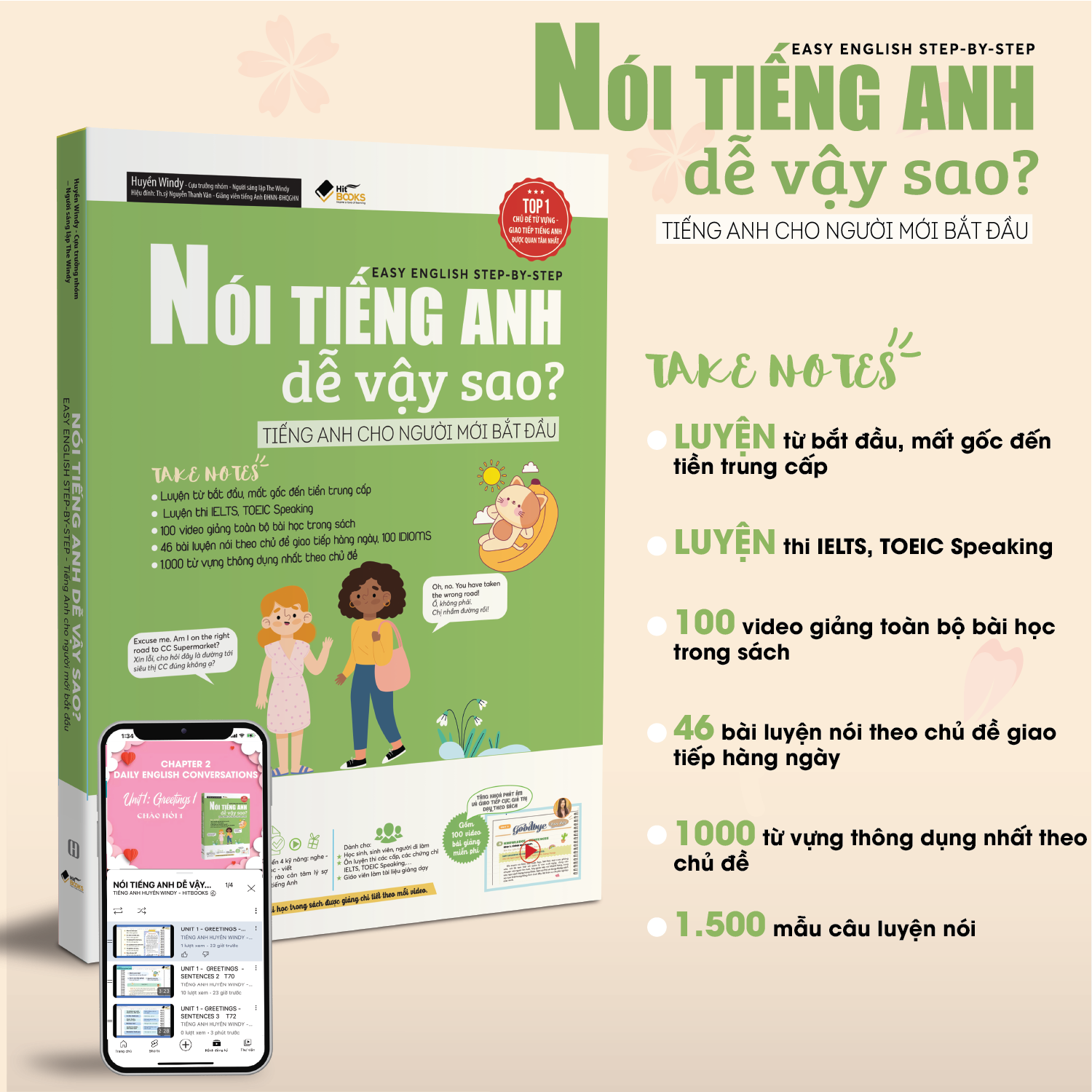 Nói tiếng Anh dễ vậy sao? Easy English Step-By-Step - Tác giả HUYỀN WINDY