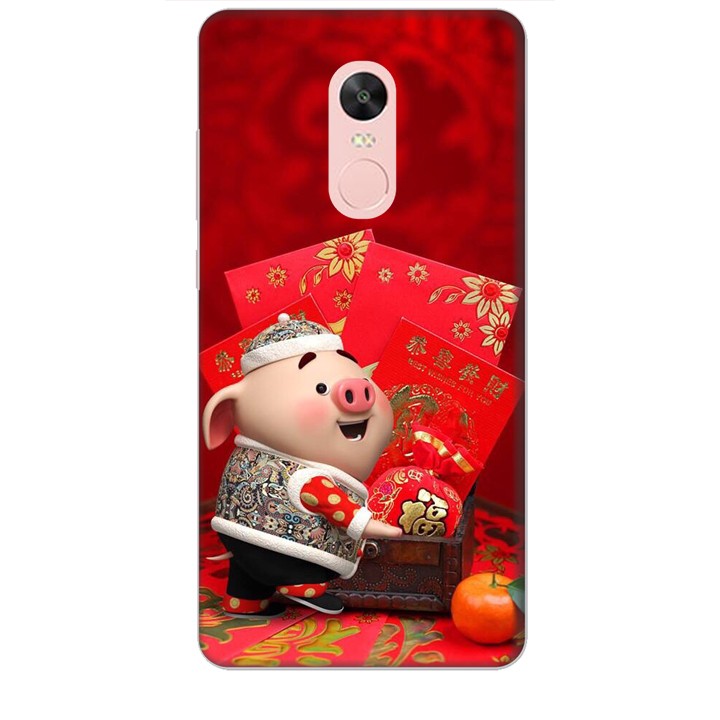 Ốp lưng dành cho điện thoại XIAOMI NOTE 4X Heo Lì Xì