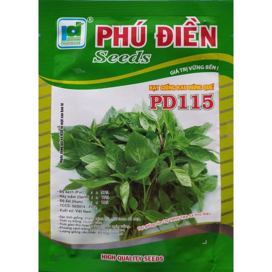 HẠT GIỐNG RAU HÚNG QUẾ _PD115_KL. 10G