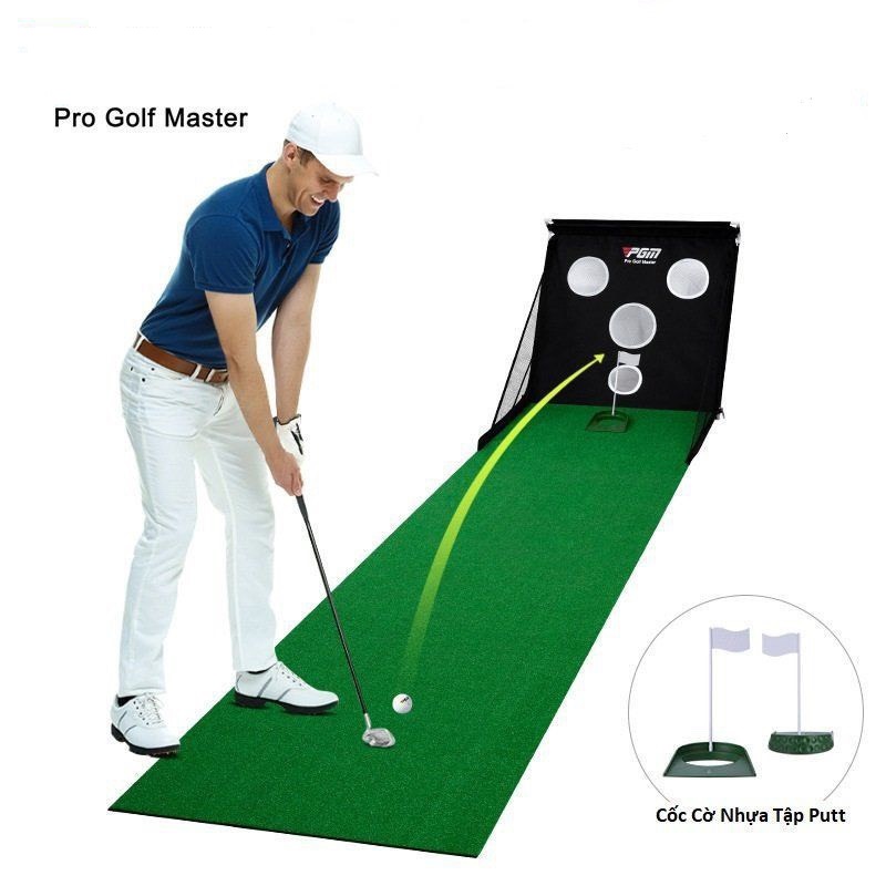 Thảm tập golf Putting kết hợp tập Chipping golf - hàng chính hãng PGM