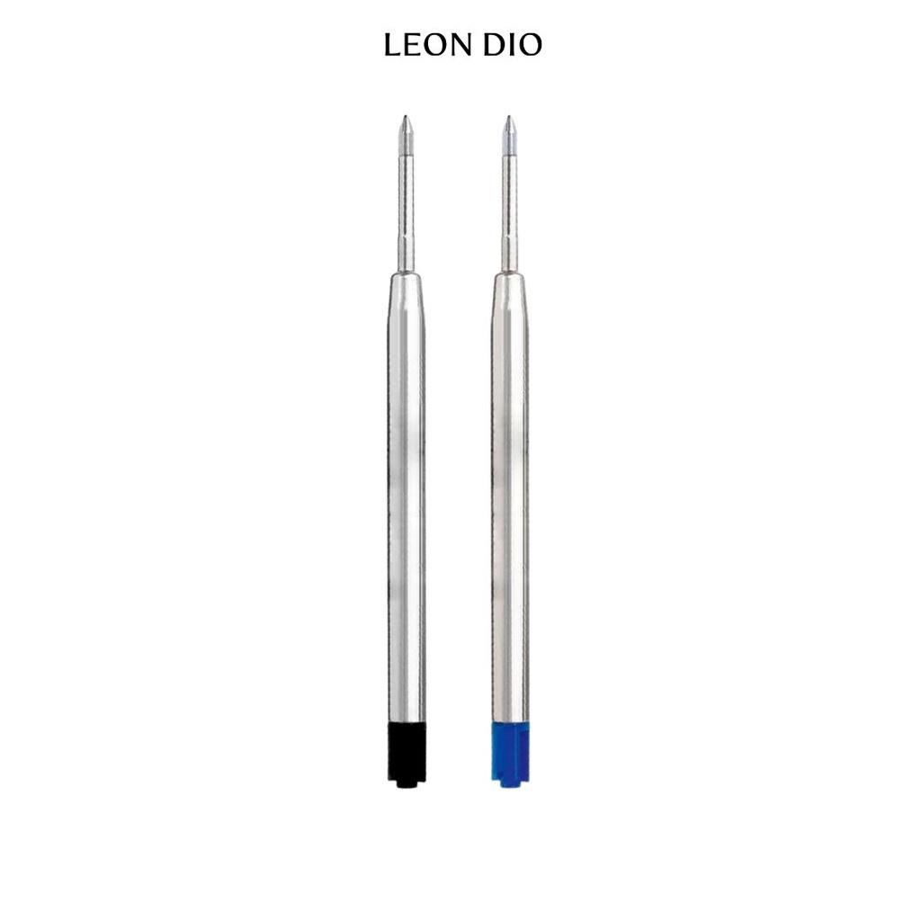 [Mua 1 tặng 1] Ruột Bút Bi Mực Parker Ballpoint Pen Refills (Ball Point) Made By Leon Dio - Mực Xanh, 1 ống