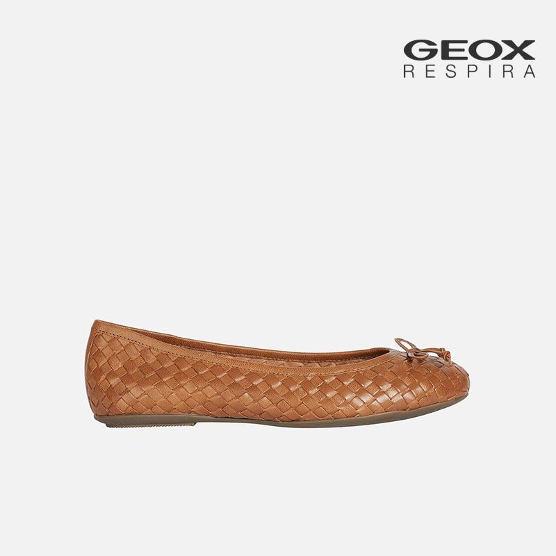 Giày Búp Bê Nữ GEOX D Palmaria A COGNAC