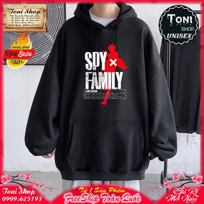 ÁO HOODIE SPYxFAMILY - In Pet Siêu Bền Siêu Đẹp - Full Size Full Màu
