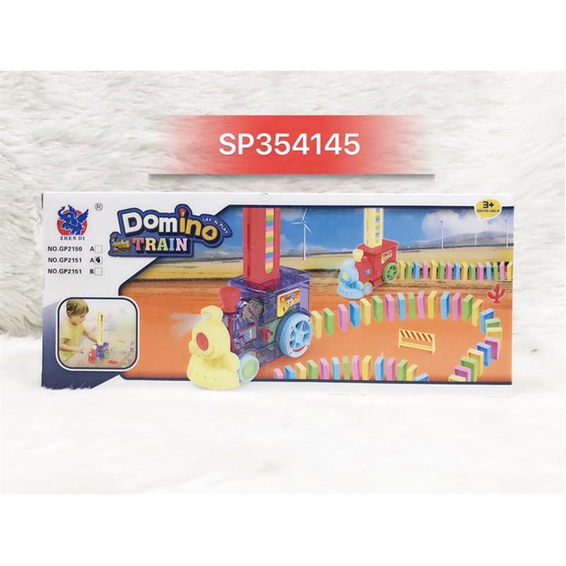 Hộp xe lửa pin xếp dominoes domino train, GP2151A  - SP354145