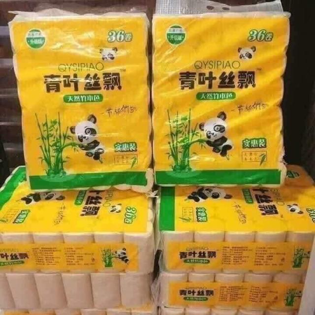 BỊCH 36 CUỘN GIẤY VỆ SINH GẤU TRÚC SIÊU DAI