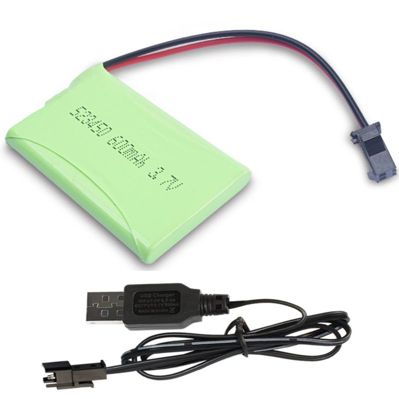523450 Pin sạc Li-ion 3.7V 600mAH và sạc USB cho đồ chơi RC K9 Màu sắc: CHỈ CÓ pin