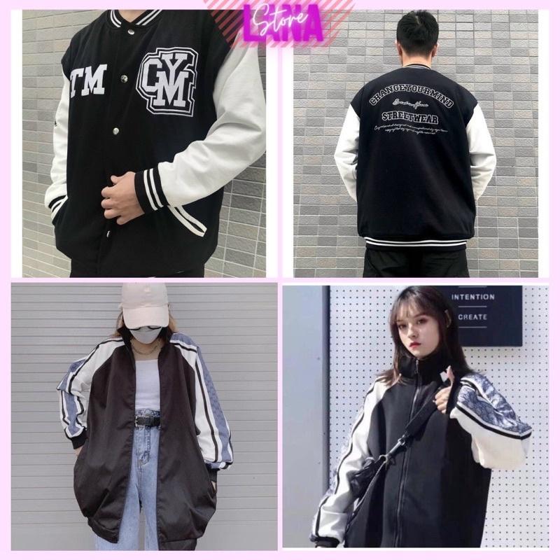 Áo Bomber Dù 2 Lớp Ulzzang Chất Đẹp Các Mẫu Hotrend Áo Khoác Dù Unisex Form Rộng Size Nam Nữ