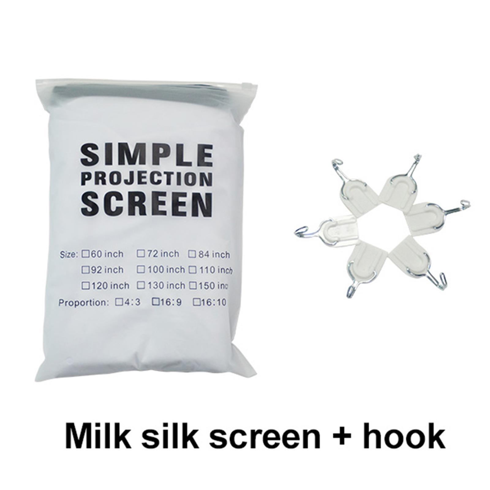 Screen Movie Display Screen 16:9 Foldable for Party