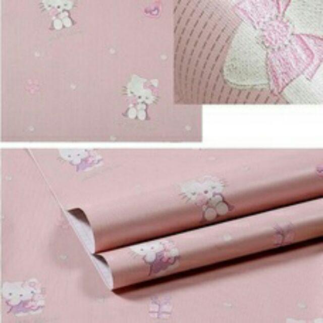 10m giấy dán tường mèo Kitty