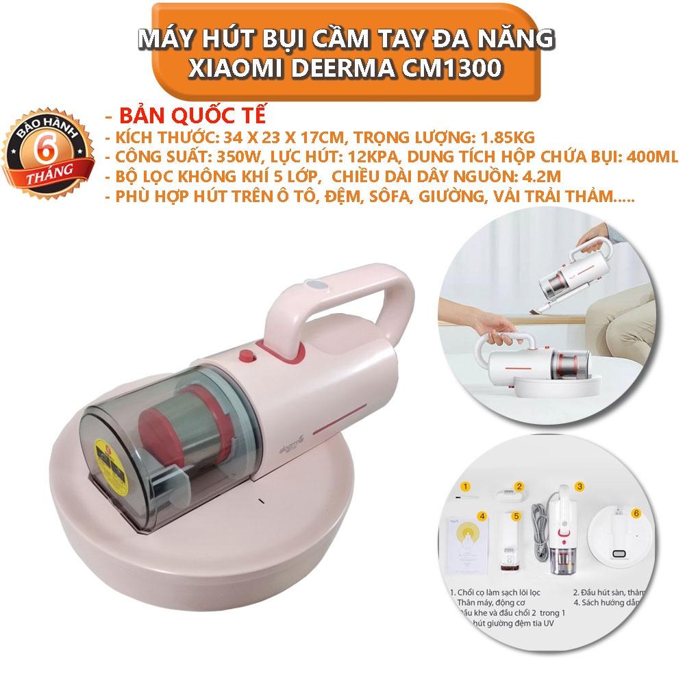 Máy hút bụi giường đệm cầm tay CM1300 vệ sinh chăn, ga, giường nệm, ghế sofa
