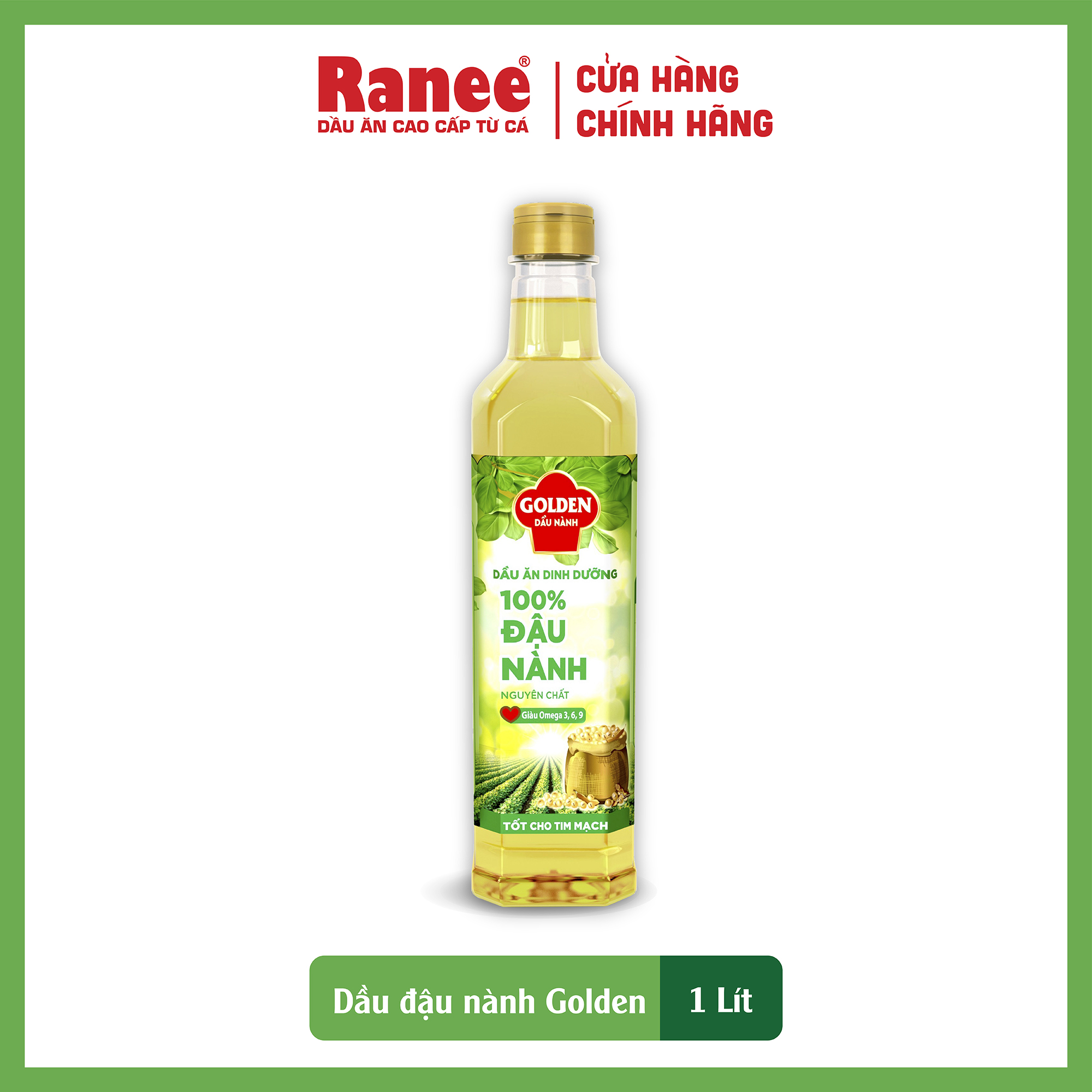 Dầu Đậu Nành cao cấp Golden 1 lít