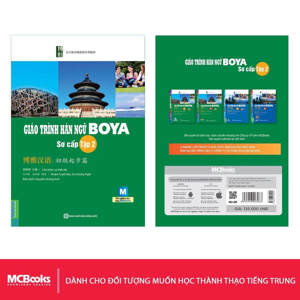 Giáo trình Hán ngữ BOYA Sơ cấp 2 - Bản Quyền