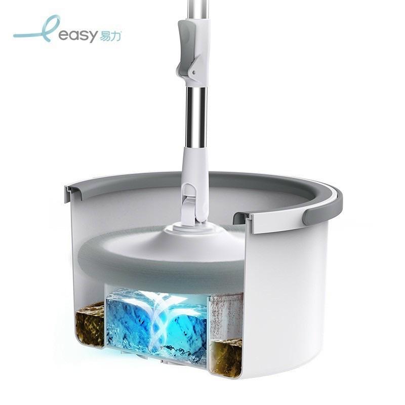 Cây Lau Nhà Thông Minh Smart Nano - Chổi Lau Nhà Tự Giặt, Tự Vắt, Tự Động Tách Nước Bẩn