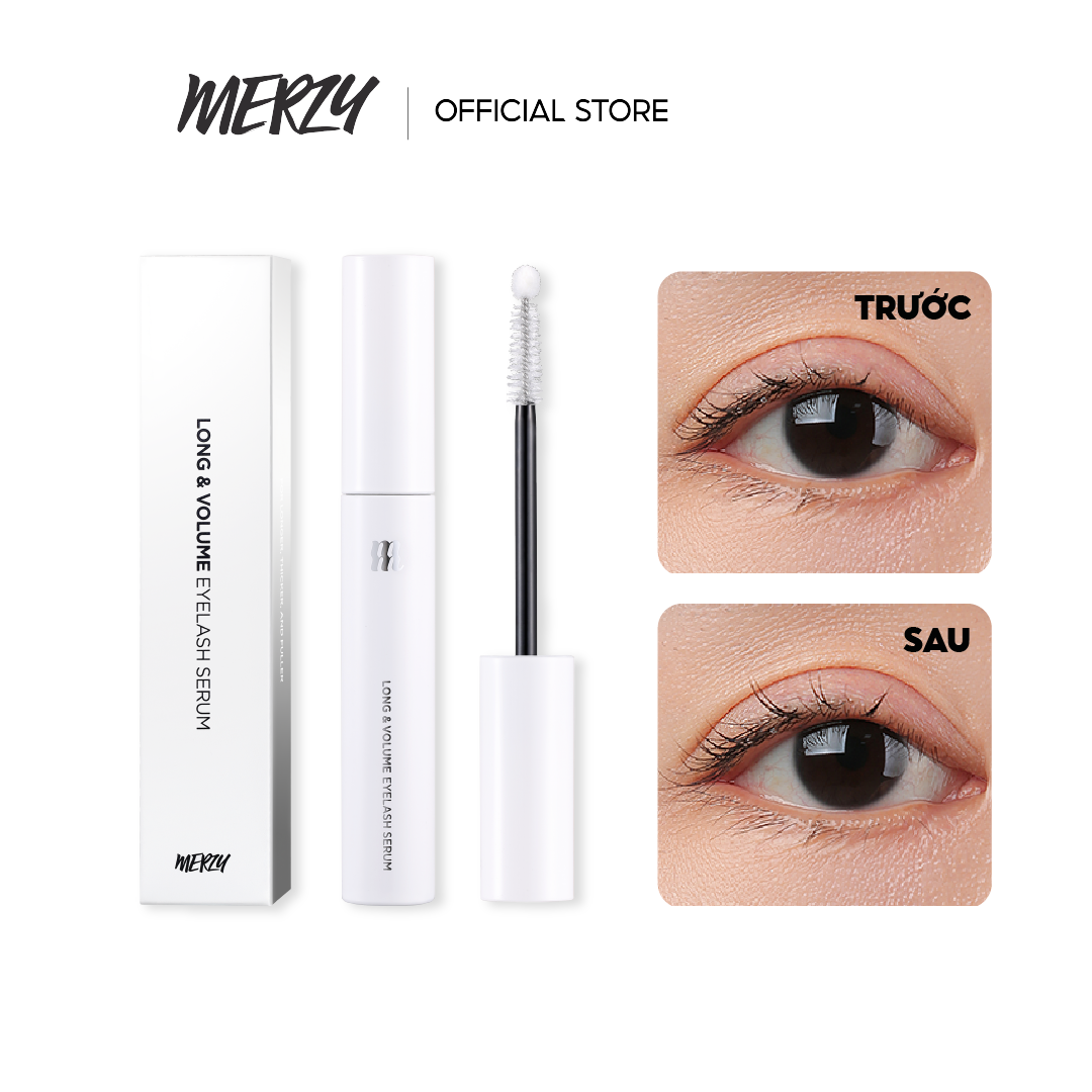 [NEW] Tinh Chất Dưỡng Mi Merzy Long &amp; Volume Eyelash Serum 8ml