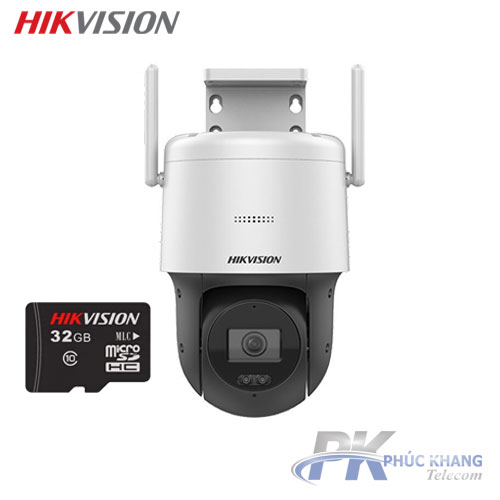 Camera IP WIFI quay quét 4.0MP DS-2DE2C400IW-DE/W - Âm thanh 2 chiều - Hàng Chính Hãng