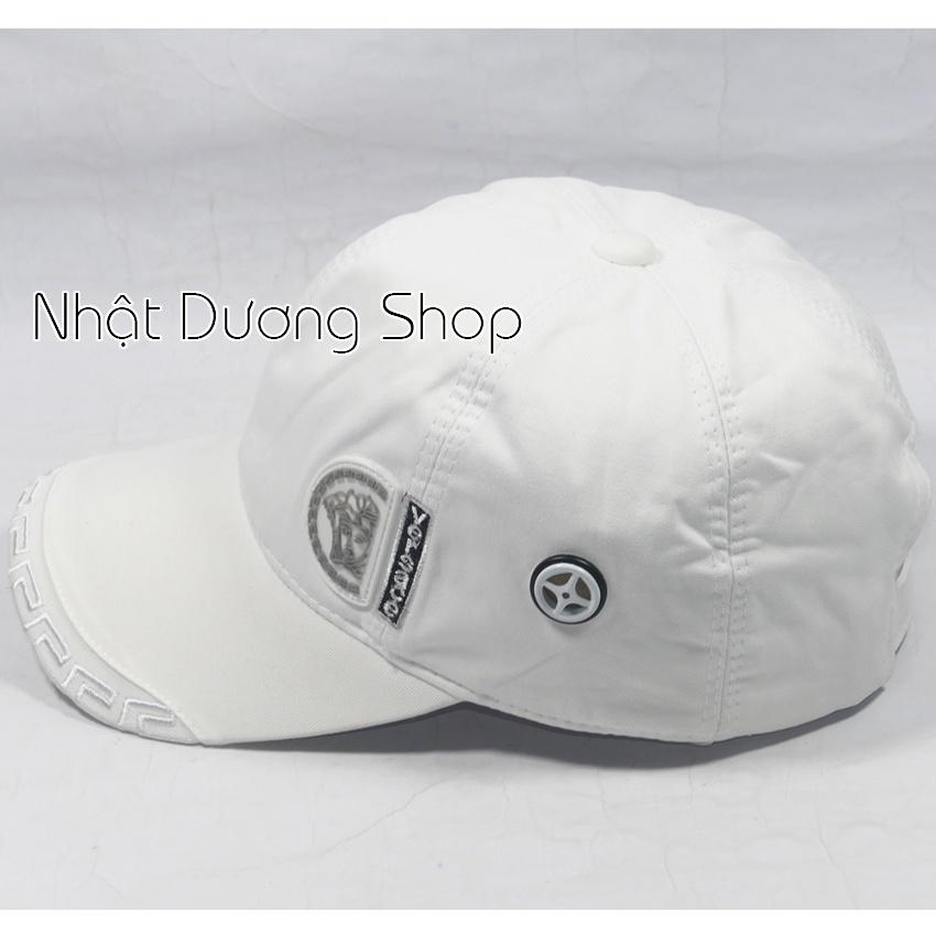 Mũ lưỡi trai ,Nón kết VE.RSA.CE thêu mặt da bên hông đẹp sang trọng phù hợp cho cả nam và nữ yêu thích nón xịn.