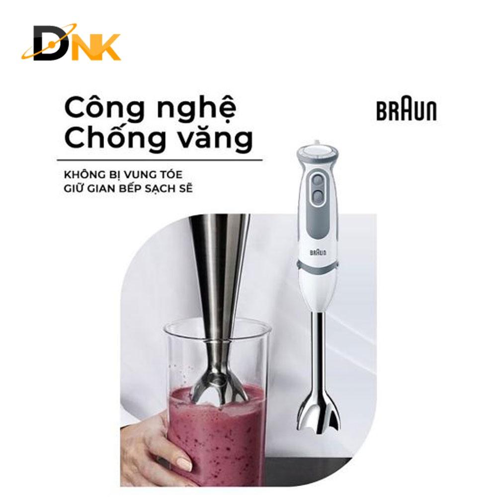 Máy Xay Cầm Tay Braun MQ5245 Aperitive Vario White/Grey - CAM KẾT HÀNG NHẬP KHẨU ĐƯC BỞI DNK