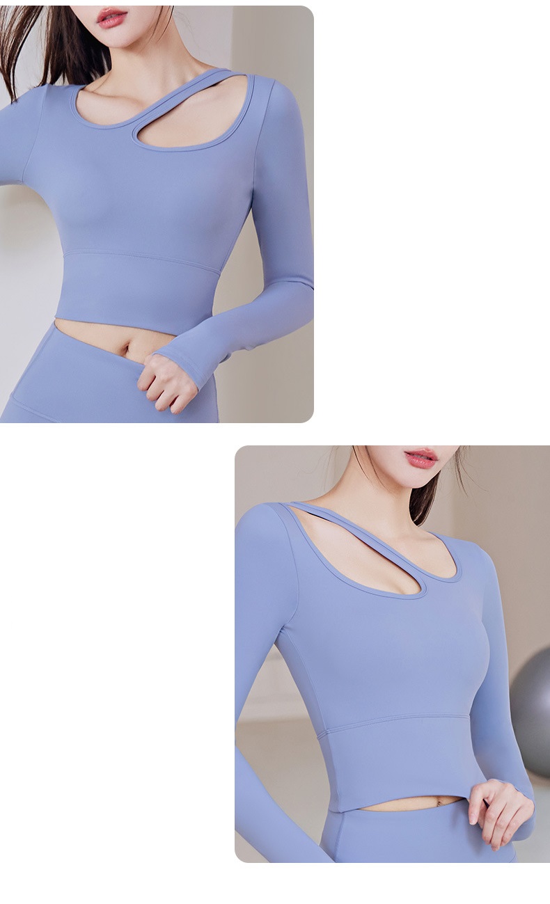 Bộ Đồ Tập Gym, Yoga, Aerobic Nữ, Quần Áo Thể Thao Nữ Quần Dài Và Áo Croptop Dài Tay Xỏ Ngón