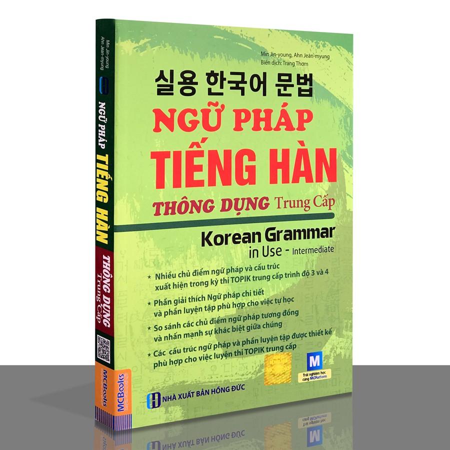 Sách - Ngữ pháp tiếng Hàn thông dụng - Trung cấp (Tái bản)