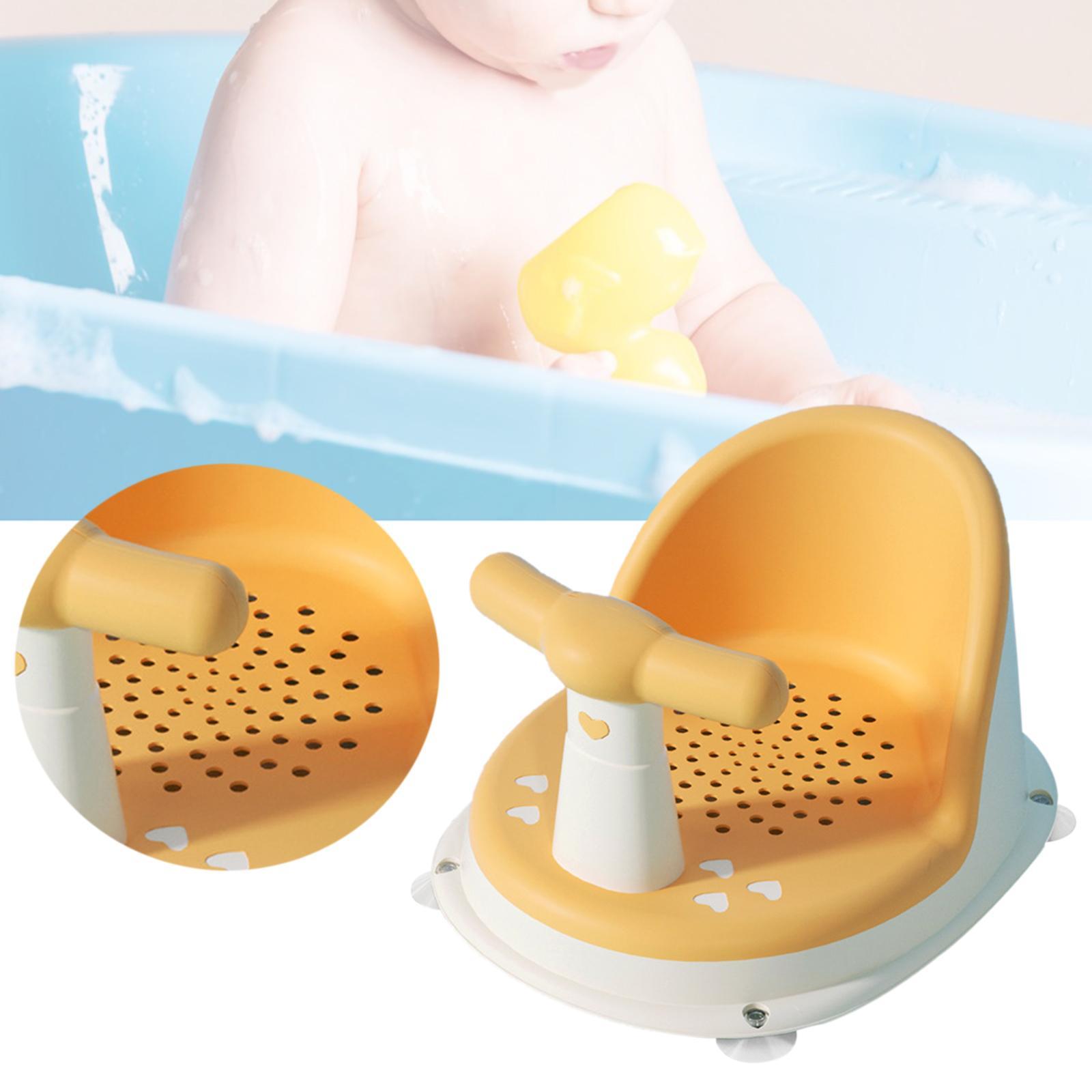 Cartoon Baby Bath Seat for Baby 6-18 Months Tub Seats Toddler Bath Chair