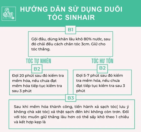 Combo 2 Chai Dầu Gội Duỗi Tóc Sin Hair - Tóc suôn mượt SAU 15 PHÚT sử dụng