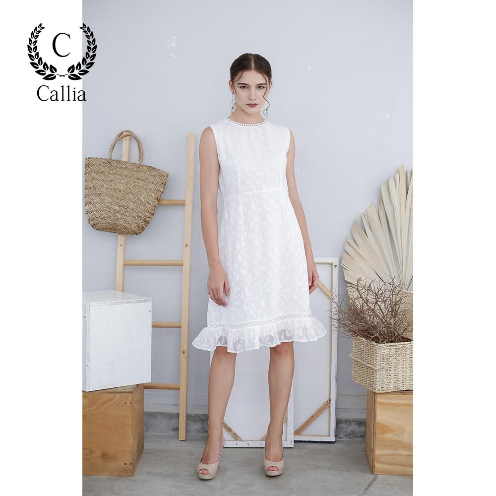 Đầm dự tiệc nữ Callia Lynk họa tiết hình học