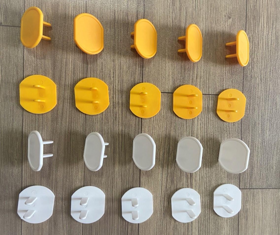 Combo 10 Nút Bịt Ổ Điện Tròn Lớn Đường Kính 3CM Bảo Vệ An Toàn Cho Bé