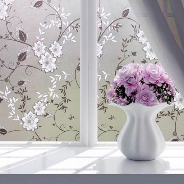 5 mét khổ 60cm decal kính_ Giấy dán kính che cửa sổ_ cửa phòng tắm