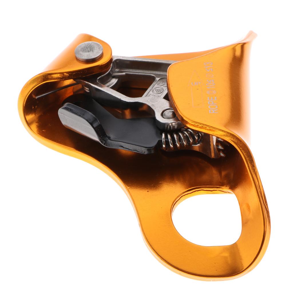 10kn Right/Left Hand Ascender with Free Decal for Outdoors Tree Rock Climbing Mountaineering
