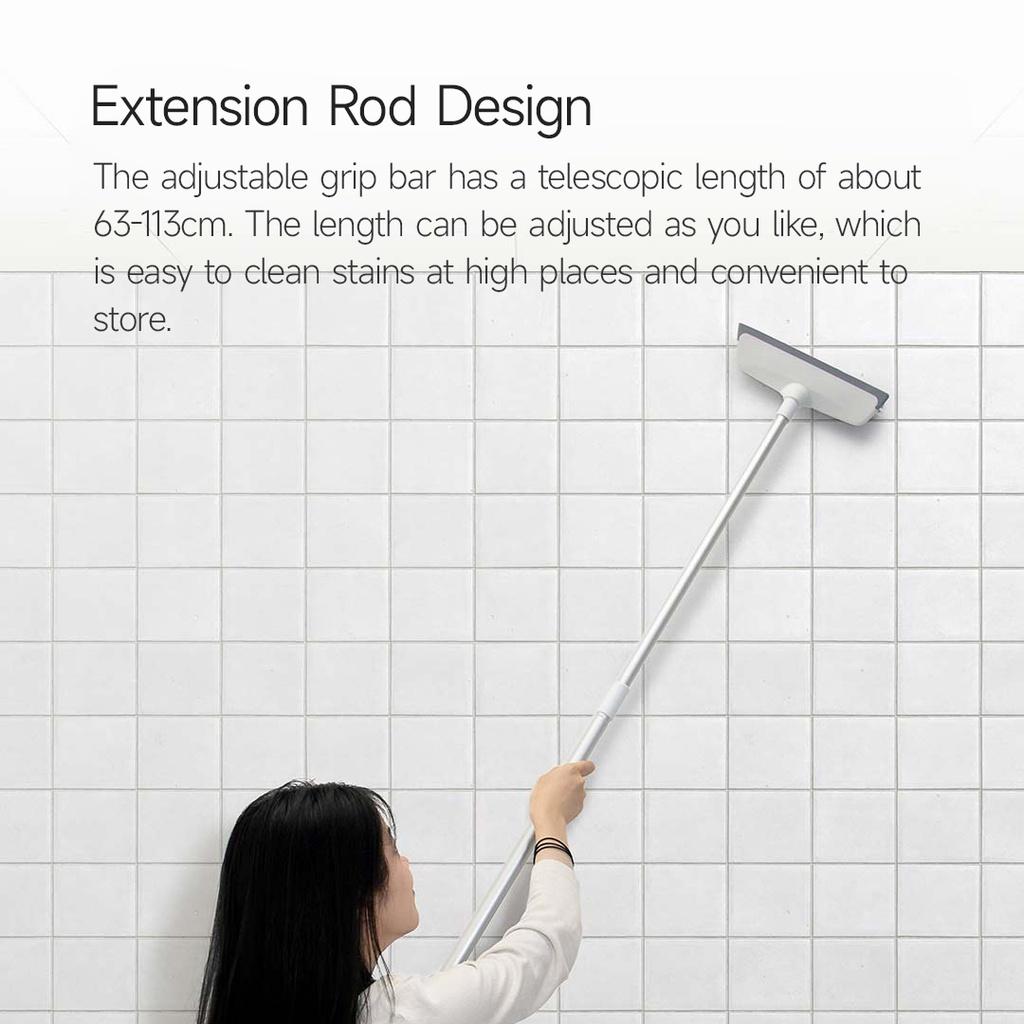 Bàn chải chà sàn Xiaomi Youpin 2 trong 1 tay cầm dài tiện lợi cho gia đình