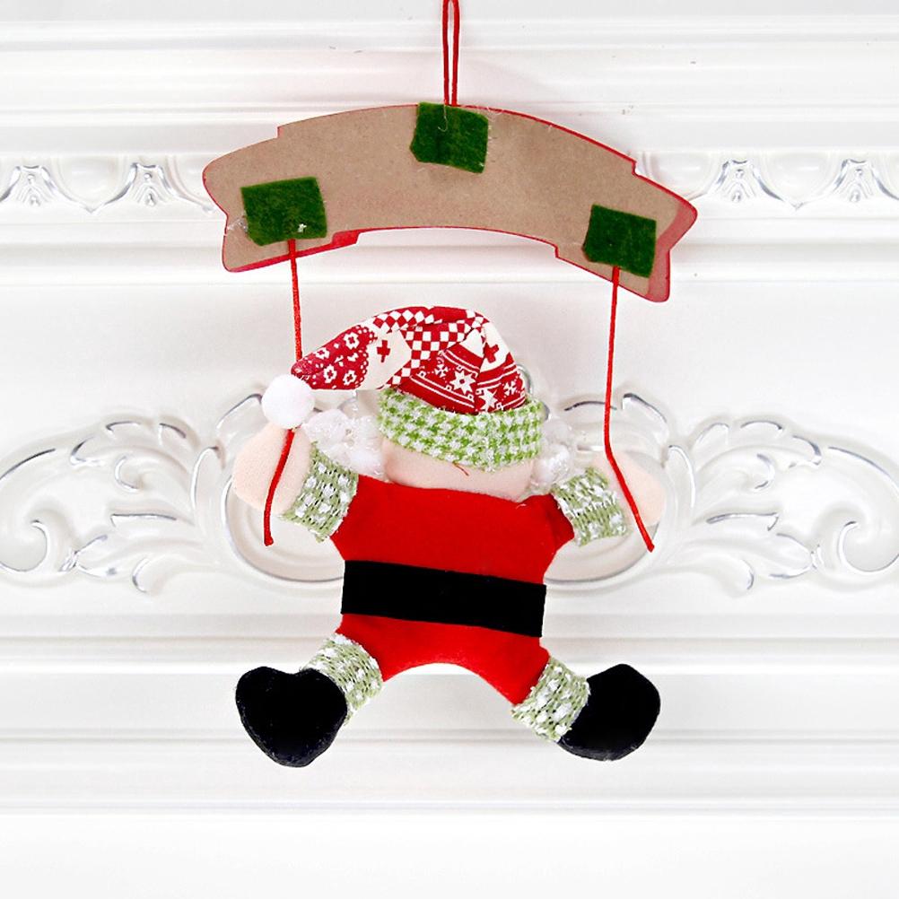 Phụ kiện treo cửa đi hình ông già Noel dễ thương dùng trang trí giáng sinh