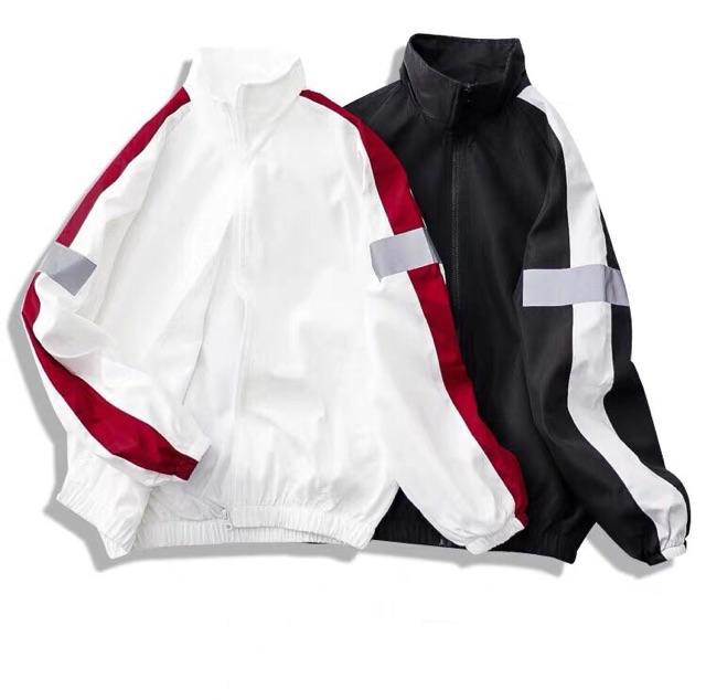 Áo khoác dù nam nữ phát sáng tay