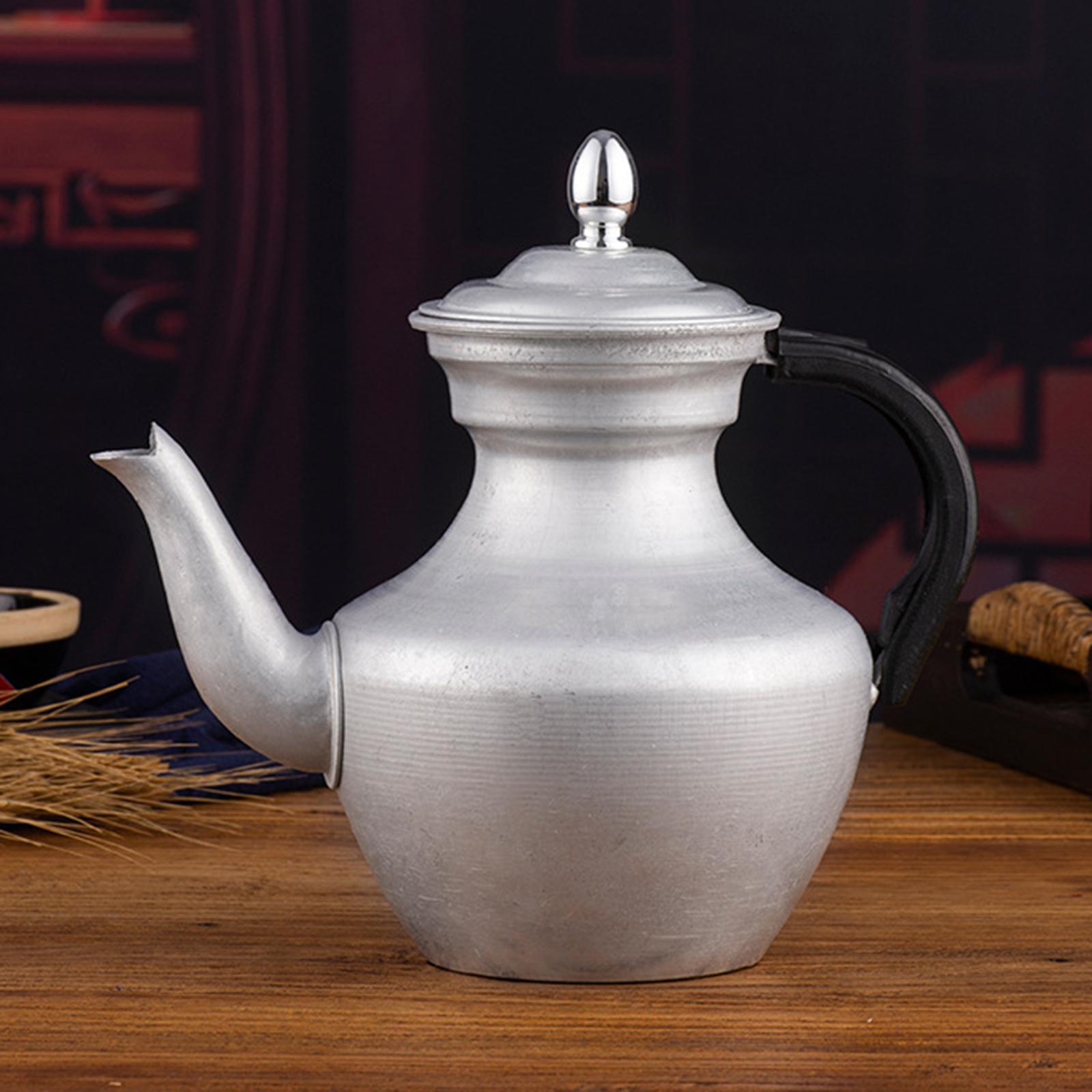 Retro Gooseneck Teapot Tibetan Style Milk Tea Pot Tea Kettle for Restaurant S