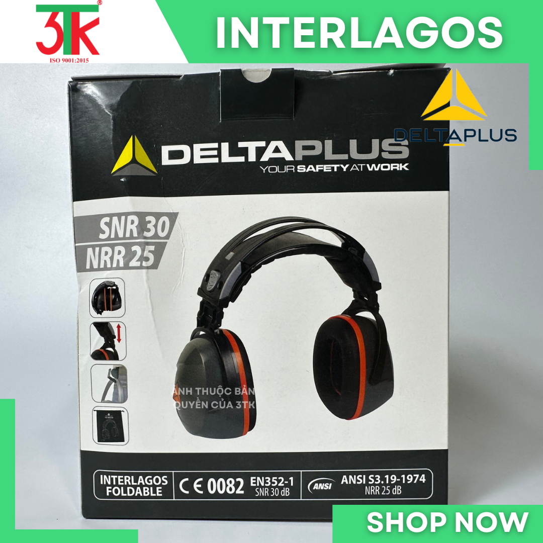 Chụp tai chống ồn Deltaplus Interlagos