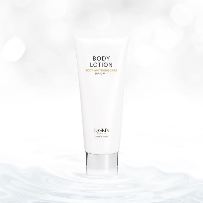 Laskin Body Lotion - kem dưỡng trắng da body Laskin 200ml