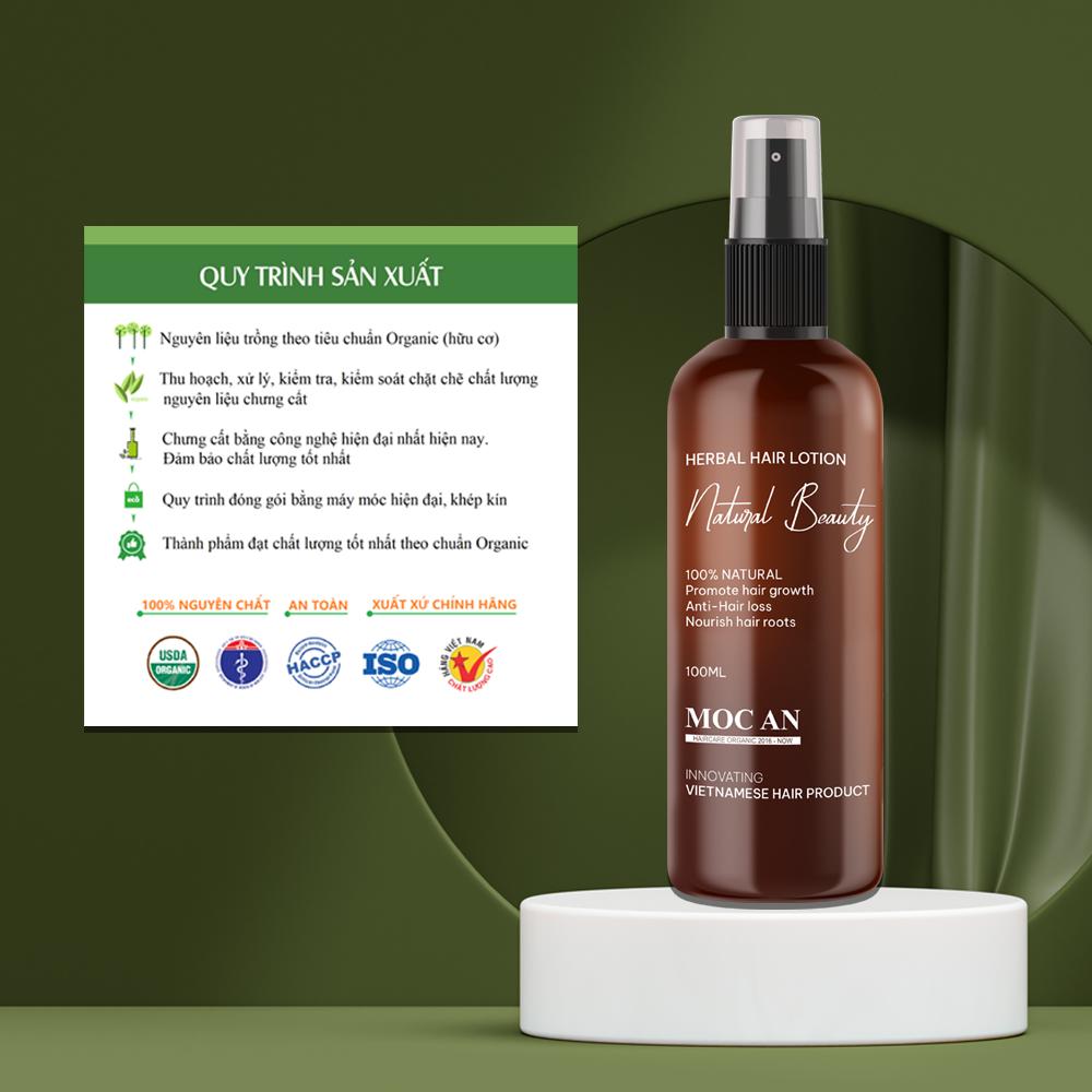 Tinh Dầu Bưởi Xịt Tóc Natural Beauty Mộc Ân Haircare