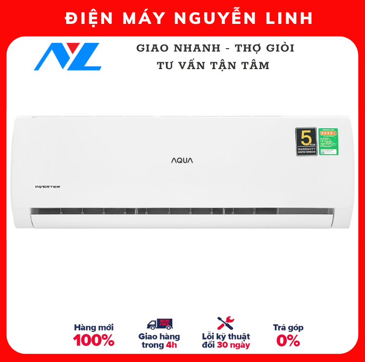 Máy Lạnh Aqua Inverter 2 HP AQA-KCRV18TK - Chỉ giao HCM